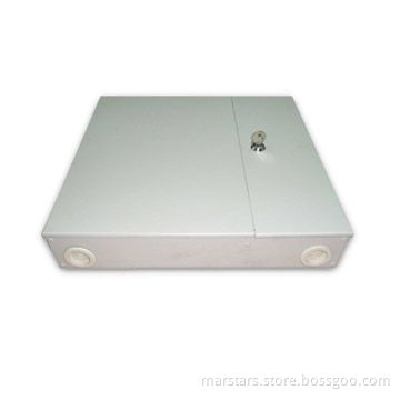 Wall-mounted Cores Fiber Optic Distribution Box with SC/ST/FC Type Adapter, Used in LAN/CATV Network